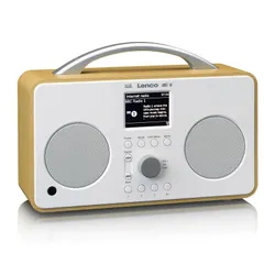 Radioodbiornik Lenco PIR-645 Radio FM DAB+ Internetowe Bluetooth Biały