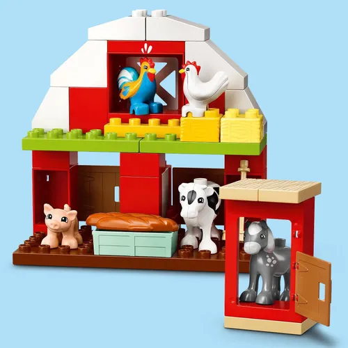 Конструктор Lego Duplo сарай, трактор и домашний скот (10952)