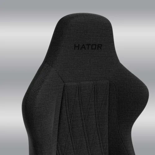Fotel Hator Darkside 3 Fabric Size M Gamingowy do 100kg Tkanina Czarny