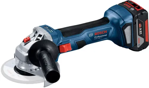 Bosch GWS 180-LI Professional Açılı Taşlama Makinesi (+2 adet 4AH pil + şarj cihazı + Kılıf)