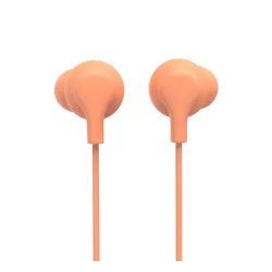 Słuchawki przewodowe Hama Curly Dokanłowe Mikrofon USB-C Pomarańczowy