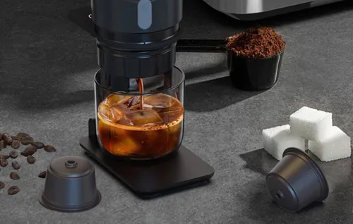 Ekspres do kawy na kapsułki HIBREW H4A kompatybilny z kapsułkami Nespresso Bezprzewodowy
