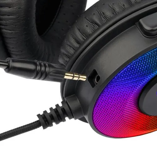 Słuchawki przewodowe z mikrofonem Redragon Pandora H350 RGB Nauszne Czarny