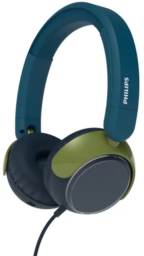 Słuchawki przewodowe Philips TAK2000CT Dla dzieci Nauszne Mikrofon Turkusowy