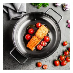 FISSLER Pure Collection 24 cm - patelnia ze stali nierdzewnej