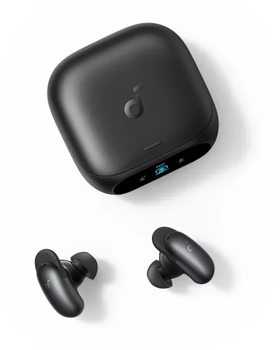 Słuchawki bezprzewodowe Soundcore Liberty 5 Pro ANC Dokanałowe Funkcje AI Bluetooth 6.1 Czarny
