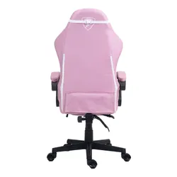 Fotel COBRA Player 5.0 CRF54PK Różowy + podnóżek