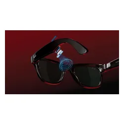 Okulary Ray-Ban Meta Glasses Green Lenses Shiny Black RW4006 Czarny