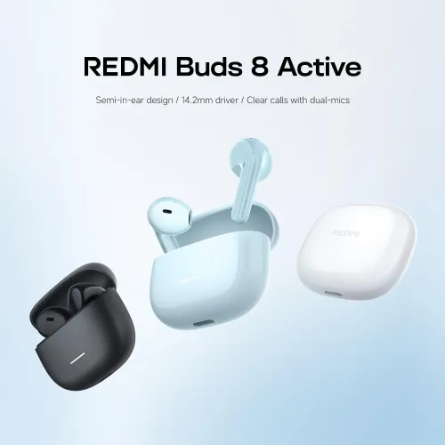 Słuchawki bezprzewodowe Xiaomi Redmi Buds 8 Active Black Douszne Bluetooth 5.4 Czarny