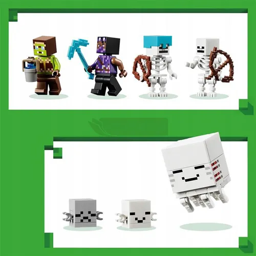 LEGO Minecraft 21597 Stacja Ghasta, zestaw klocków 9+