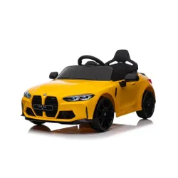 Auto Na Akumulator Bmw M4 Samochód Elektryczny Dla Dzieci Pilot LED Skóra