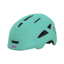 Kask rowerowy dziecięcy Giro Scamp II Jr matte screaming teal/bright pink