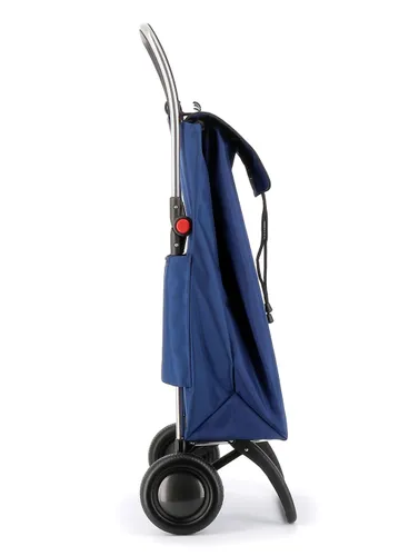Coș de cumpărături pliabil cu două roți Rolser I-Max MF-klein blue