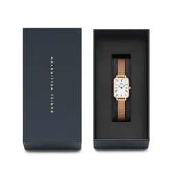 Часы Daniel Wellington Quadro Roman Numerals DW00100687 Золото