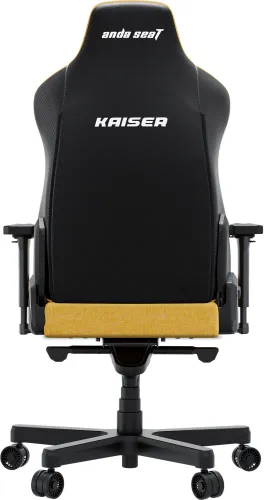Fotel Anda Seat Kaiser 3E XL Gamingowy do 150kg Tkanina Żółty