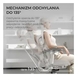 Fotel SIHOO Doro S100 Biały