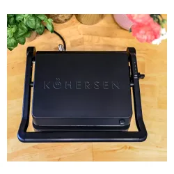 Электрогриль Kohersen черный матовый NX керамический умный автоматические программы 667см2