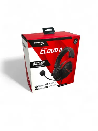Zestaw słuchawkowy dla graczy Cloud II czerwony - outlet