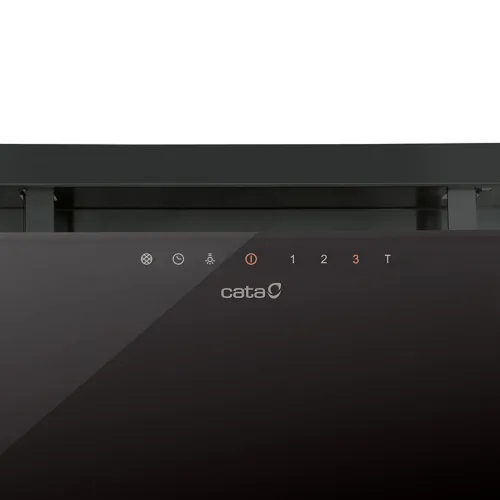 Okap Cata GC DUAL 45 BK Czarne szkło