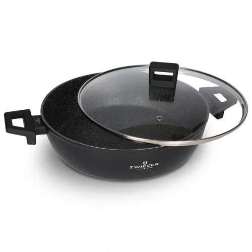 ZWIEGER Forte 28 cm - garnek aluminiowy z pokrywką