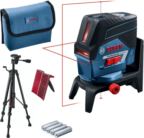 Laser krzyżowy Bosch GCL 2-50 C Professional (+ uchwyt RM 2 + statyw BT 150)