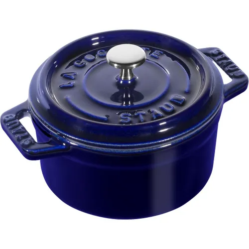 Mini garnek żeliwny okrągły STAUB MINI COCOTTE 250 ML Niebieski