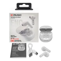 Słuchawki douszne XMUSIC XTW300W Biały