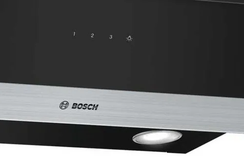 Вытяжка Bosch DWK065G60 серебристо-черная