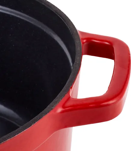 Garnek żeliwny VINTAGE CUISINE VC2P2218RD20CP Czerwony Ombre 2.2L