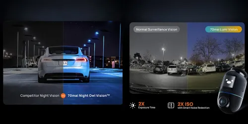 Wideorejestrator 70MAI X800 4K + karta pamięci 256GB