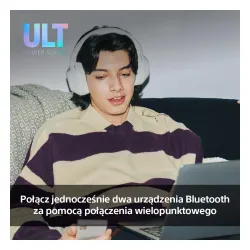 Słuchawki bezprzewodowe Sony ULT Wear WH-ULT900NB Nauszne Bluetooth 5.2 Czarny