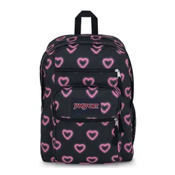 Рюкзак для ноутбука JanSport Big Student - счастливые сердца черный