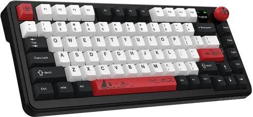 Klawiatura AJAZZ AK820 MAX Plus Czarno-biało-czerwony