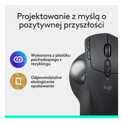 Myszka Logitech MX Ergo S bezprzewodowa czarna