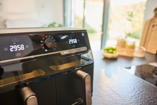 Air Fryer Frytkownica beztłuszczowa BRAUN TwinCook 5 TD5073 10l z podwójnym koszem i okienkiem do obserwacji postępów gotowania