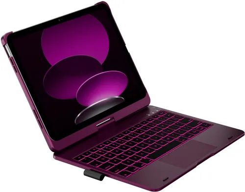 Etui na iPad TYPECASE Flexbook Touch Malinowy Klawiatura