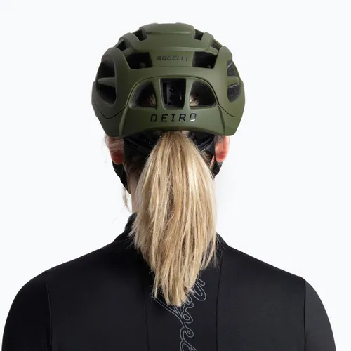 Kask rowerowy Rogelli Deiro green