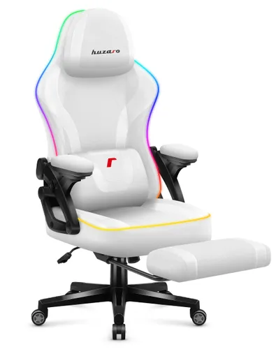 Fotel HUZARO Force 4.6 RGB Biały