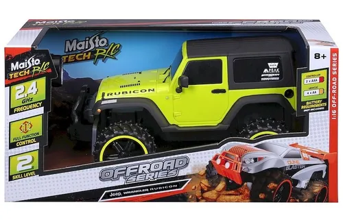 Samochód zdalnie sterowany MAISTO TECH Off-Road Jeep Wrangler Rubicon 82704YL