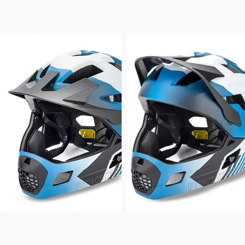 Kask rowerowy dziecięcy Rockbros 10110061001 Kids Helmet blue/white/black