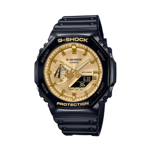 Часы G-Shock Octagon GA-2100gb-1aer Black / Gold