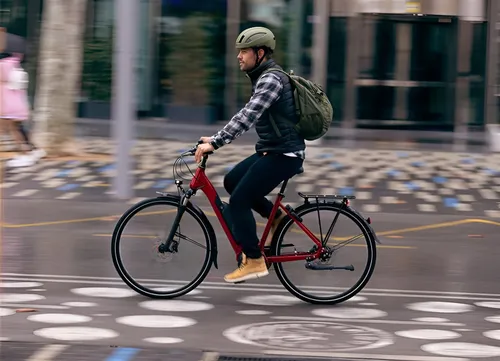 Kask rowerowy LAZER CityZen KinetiCore Ciemnozielony Miejski (rozmiar L)