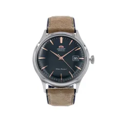 Часы Orient Bambino Ra-AC0P02L10B Navy / Brown