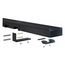 Soundbar SHARP HT-SBW55121 Czarny 5.1.2-kanałowy, Bezprzewodowy Subwoofer, HDMI eARC, Dolby Atmos, 4K, BT