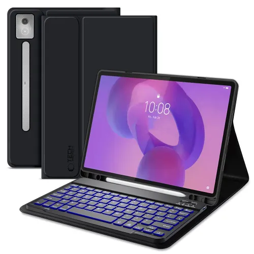 Etui z klawiaturą TECH-PROTECT SC Pen + Keyboard do Lenovo Idea Tab Pro/Pro MT 12.7 TB-373 Czarny