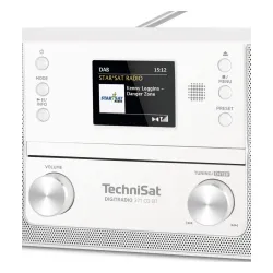 Radioodbiornik TechniSat DigitRadio 371 CD BT Radio FM DAB+ Bluetooth Biały