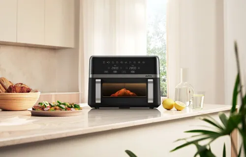 Air Fryer Frytkownica beztłuszczowa MOVA FD20S Pro Czarny 10l z okienkiem podglądu 10 programów automatycznych