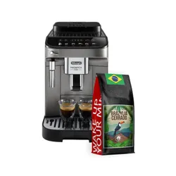 Automatyczny ekspres do kawy DELONGHI Magnifica Evo ECAM290.42.TB Tytanowy + Kawa ziarnista BLUE ORCA COFFEE Brazylia Cerrado 1 kg