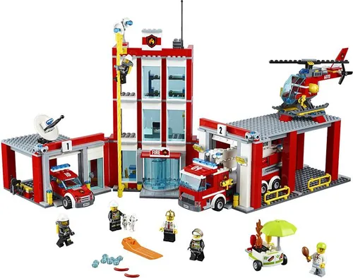 Конструктор Lego City пожарная часть (60110)