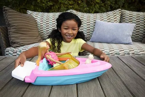 Lalka Barbie motorówka i lalka GRG30